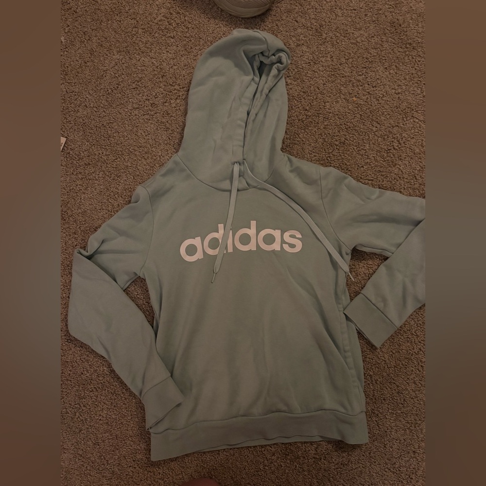 Adidas Mint Green Pullover Hoodie